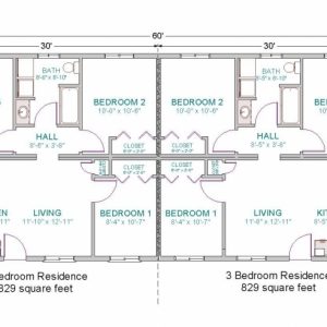 28 X 60 House Plans