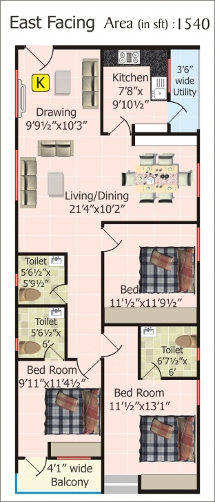 Stunning Floor Plans For 20 X 60 House | Plan | Pinterest | House, Indian 20*60 House Plan East Facing Picture