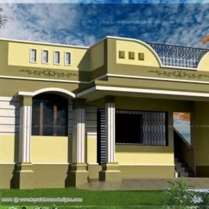 Village House Front Elevation Designs For Single Floor