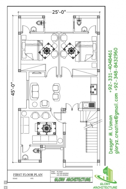Stunning House Elevation, Front Elevation, 3D Elevation, 3D View, 3D House 45 Yards 3D Houses Image