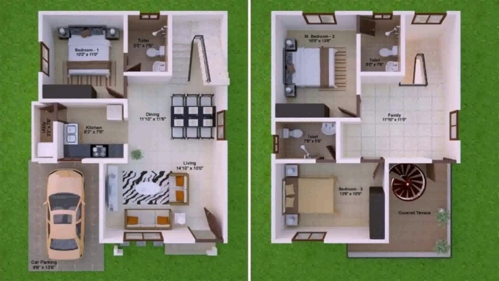 Stunning House Plan Design 15X50 - Youtube 15X50 House Map Pic