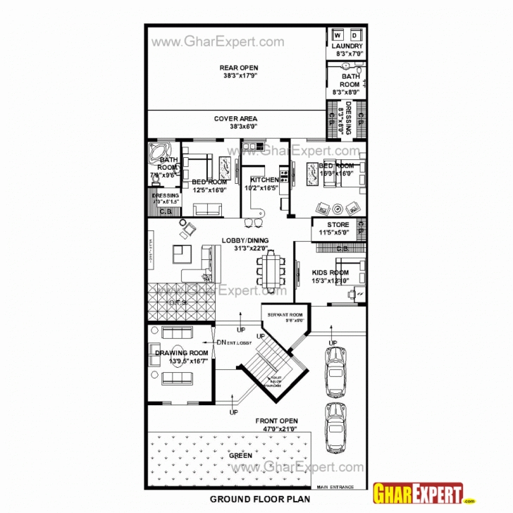 Stunning House Plan House Plan X Plans West Facing North Duplex For 20X60 East Facing House Plans 20 X 60 Picture
