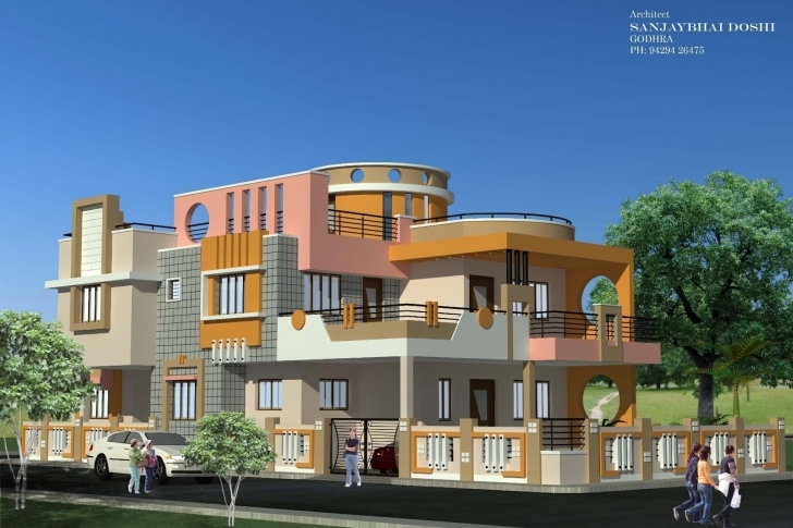 Stunning Indian Home Design Elevation - Home Decor Design Interior Ideas Rachana Architects North Face Elevation Picture