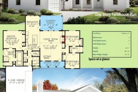 Modern Farmhouse Floor Plans One Story