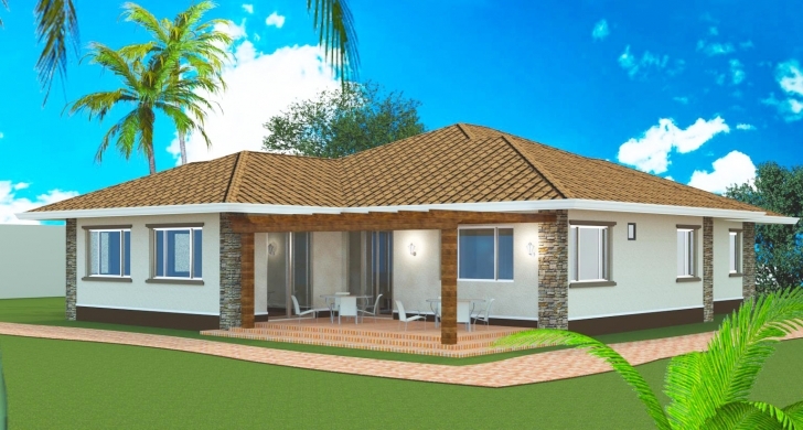 Stunning Three Bedroom Bungalow Design - Homes Floor Plans Bongalo House Plan Nairaland Image