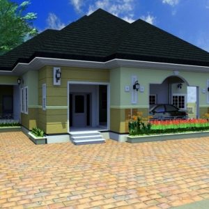 Four Bedroom Bungalow Design