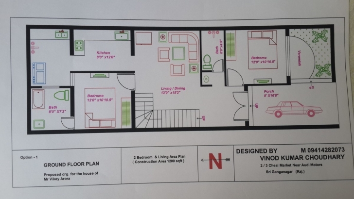 Top 45 X 40 House Plans East Facing 15 * 45 House Plan East Facing Photo
