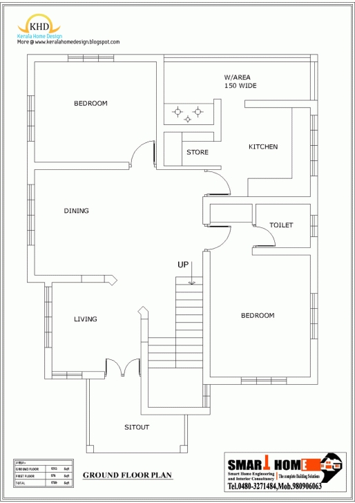 Top Apartments : Home Plan And Elevation Sq Ft Home Appliance Square Ground Floor Plan With Elevation Pic
