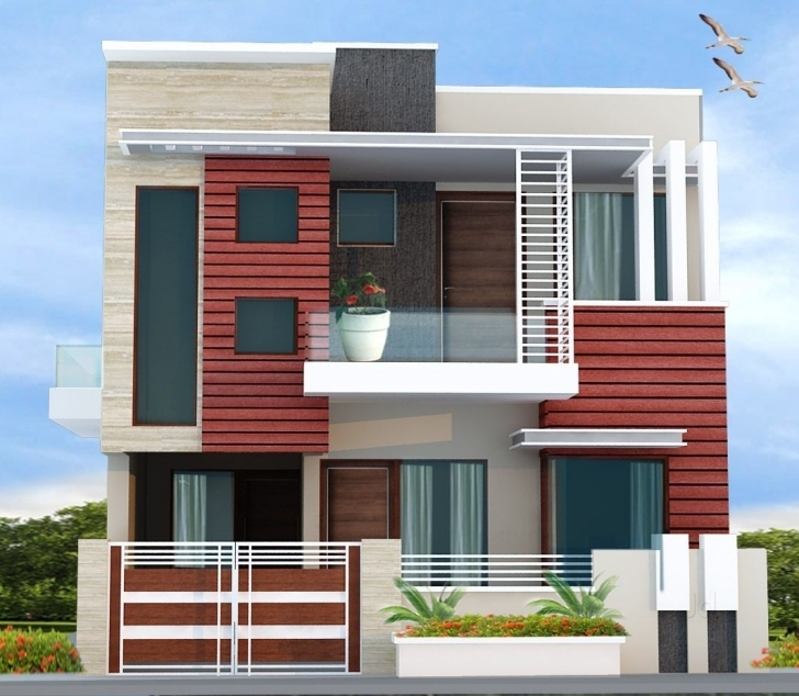 Top Chitramukta 3D Exterior Front Elevation Photos, Cantt, Ambala 3D Front Elevation Of House In Punjab Picture