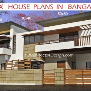 20*60 Duplex House Elevation