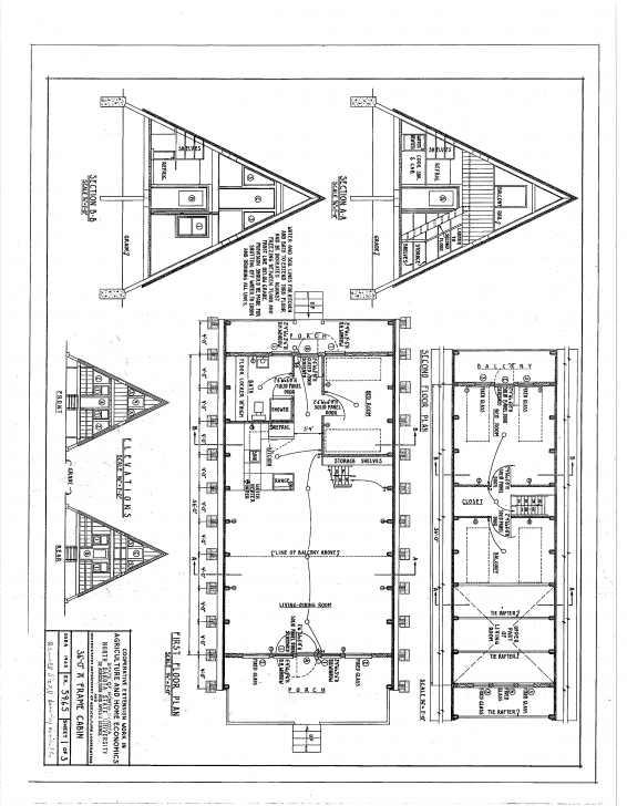 Top Free A-Frame Cabin Plans Blueprints Construction Documents | Sds A Frame House Plans Free Photo