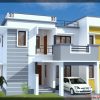 Front Elevation Of Duplex House In 700 Sq Ft