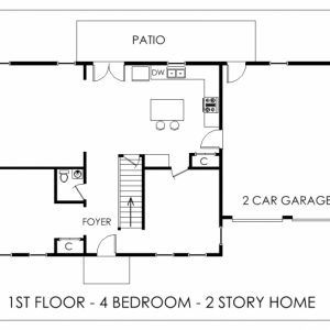 Simple One Story Building Floor Plans