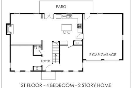 Simple One Story Building Floor Plans
