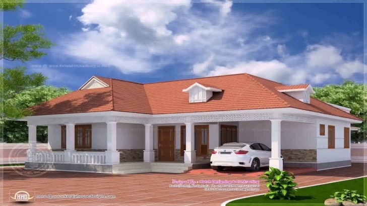 Top Kerala Style 4 Bedroom House Plans Single Floor - Youtube Kerala Style Single Floor Home Model Photos Image
