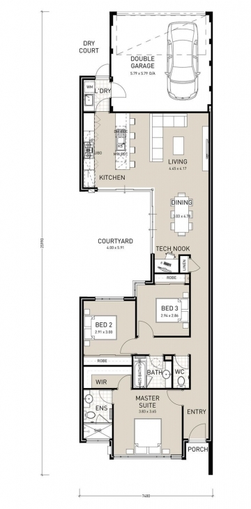 Top Narrow Lot House Plans With Courtyard Garage Unique Category Home Narrow Lot House Plan Picture