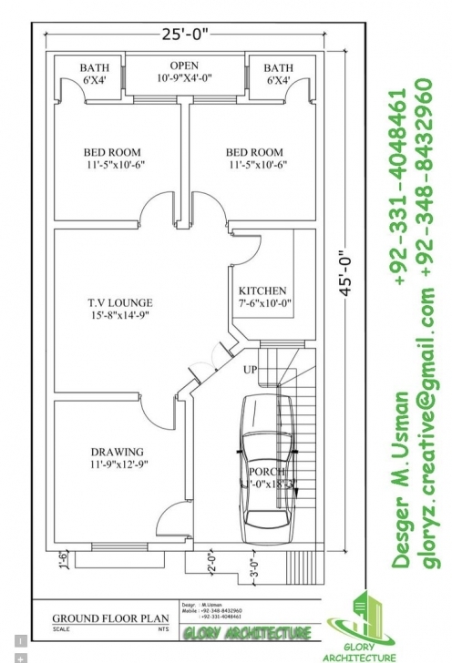 Top Photo of 17 Best 25X45 House Plan Elevation Drawings Map Naksha Images On House Map Design 25*50 Corner Pic