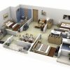 Modern 3 Bedroom Flat Plan