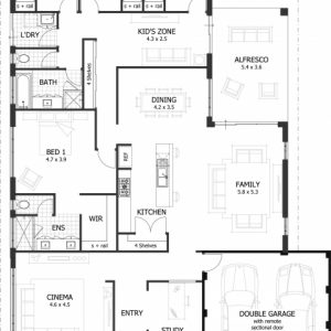 3 Good Bedrooms House Plan Soise Com