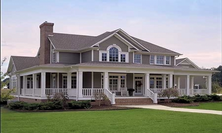 Top Photo of Amazing Brick Home Plans With Wrap Around Porch — Simple House Plans Brick House Plans With Porches Photo