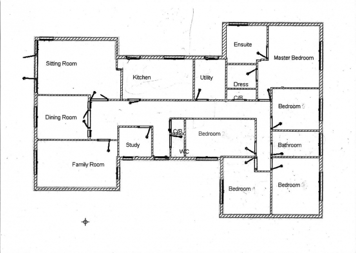 Top Photo of Floor Plans For 5 Bedroom House | Musicdna 5 Bedroom Dormer Bungalow Plans Pic