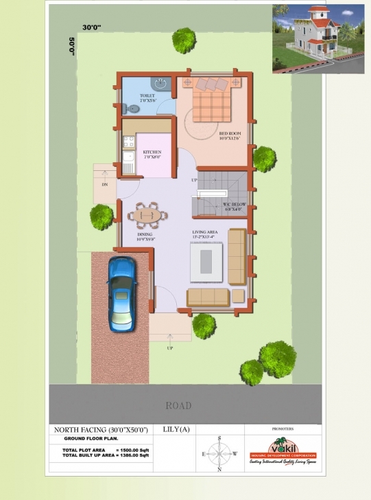 Top Photo of House Plan North Facing Best Of Marvellous 30X40 North Facing House North Face 30X40 Site Plan Pic