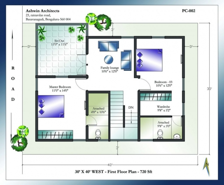 Top Photo of X House Plans Planex East Facing With Vastu Square Feet India West Indian Vastu House Plans For 30X40 East Facing Image