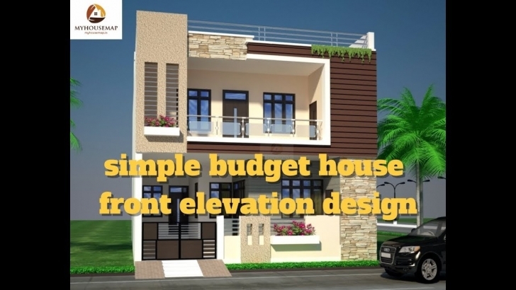 Top Simple Budget House Front Elevation Design | Best Indian Home Home Front Design Simple Image