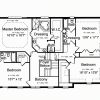 Simple House Plan With 4 Bedrooms And Garage