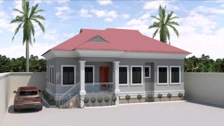 Wonderful 3 Bedroom House Design In Nigeria - Youtube Nigeria Three Bedroom Flat Image