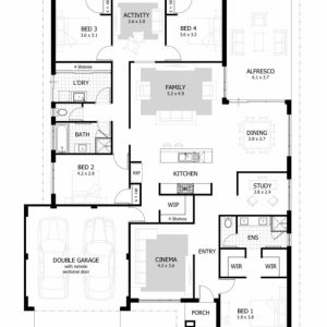 Four Bedroom Floor Plans In Nigeria