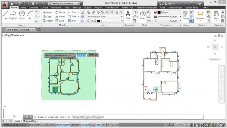 Wonderful Autocad Space Planning Tutorial | Title Blocks - Youtube Autocad Plan 2D Top Image