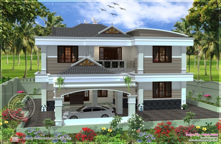Wonderful First Floor House Design In India | Floor Photo Ideas &amp; Floor Design Rcc House Front Design Photo