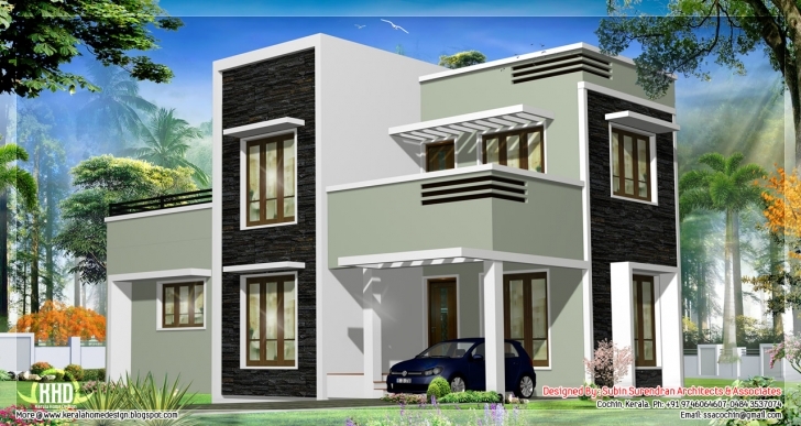 Wonderful Home Architecture: House Plans Design Modern Designs Flat Roof Simple Flat Modern House Image