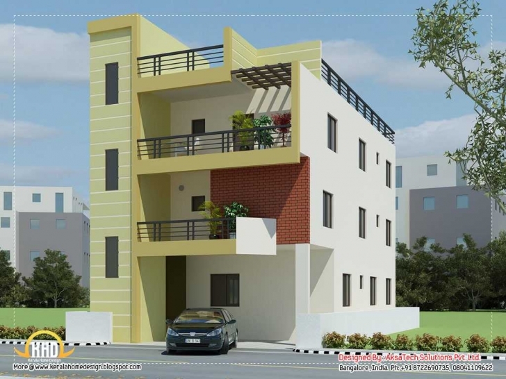Wonderful House Floor Plans And Ideas Including Attractive 2 Front Elevation 2 Floor Front Elevation Of House Pic
