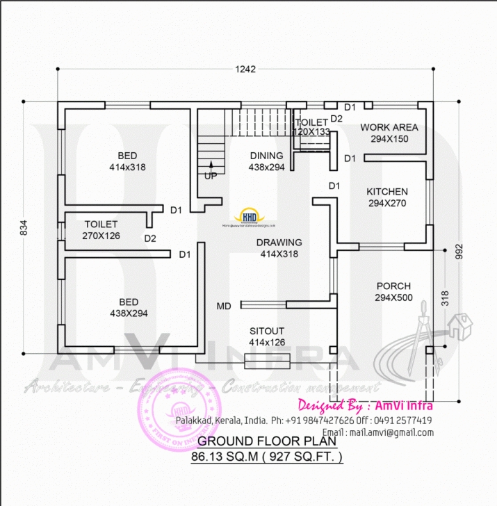 Wonderful House Plan Civil House Plan Drawings | House Plan Drawings Of House 2D Civil Plans Picture