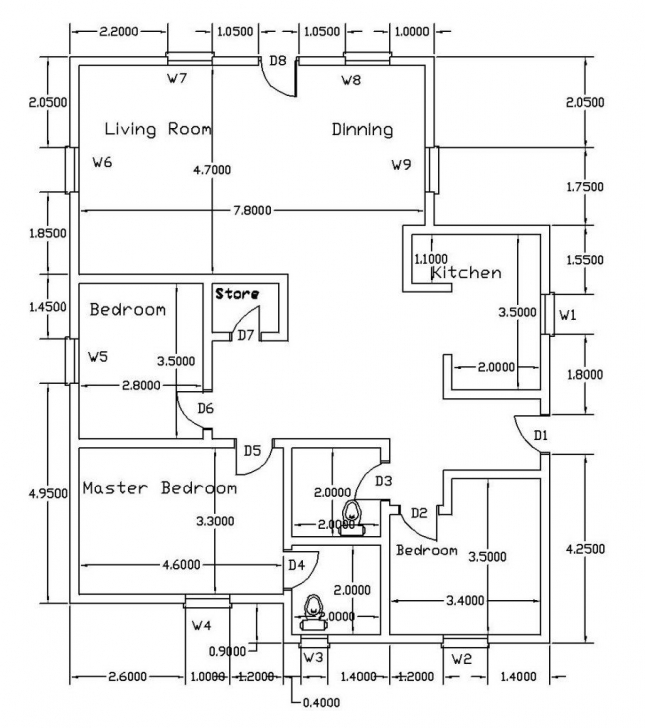 Wonderful Simple House Designs 4 Bedrooms Hd Simple 4 Bedroom House Plans In Simple Four Bedroom House Plans Pic