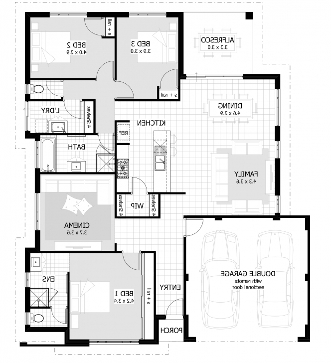 Wonderful Three Bedroom Bungalow Design - Homes Floor Plans Floor Plan Of 3Bedroom By Nairaland Pic
